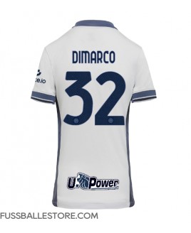 Günstige Inter Milan Federico Dimarco #32 Auswärtstrikot Damen 2024-25 Kurzarm